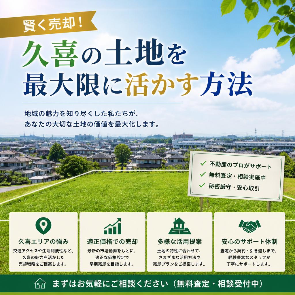 久喜市で土地を売るには｜査定から引き渡しまでの流れと注意点