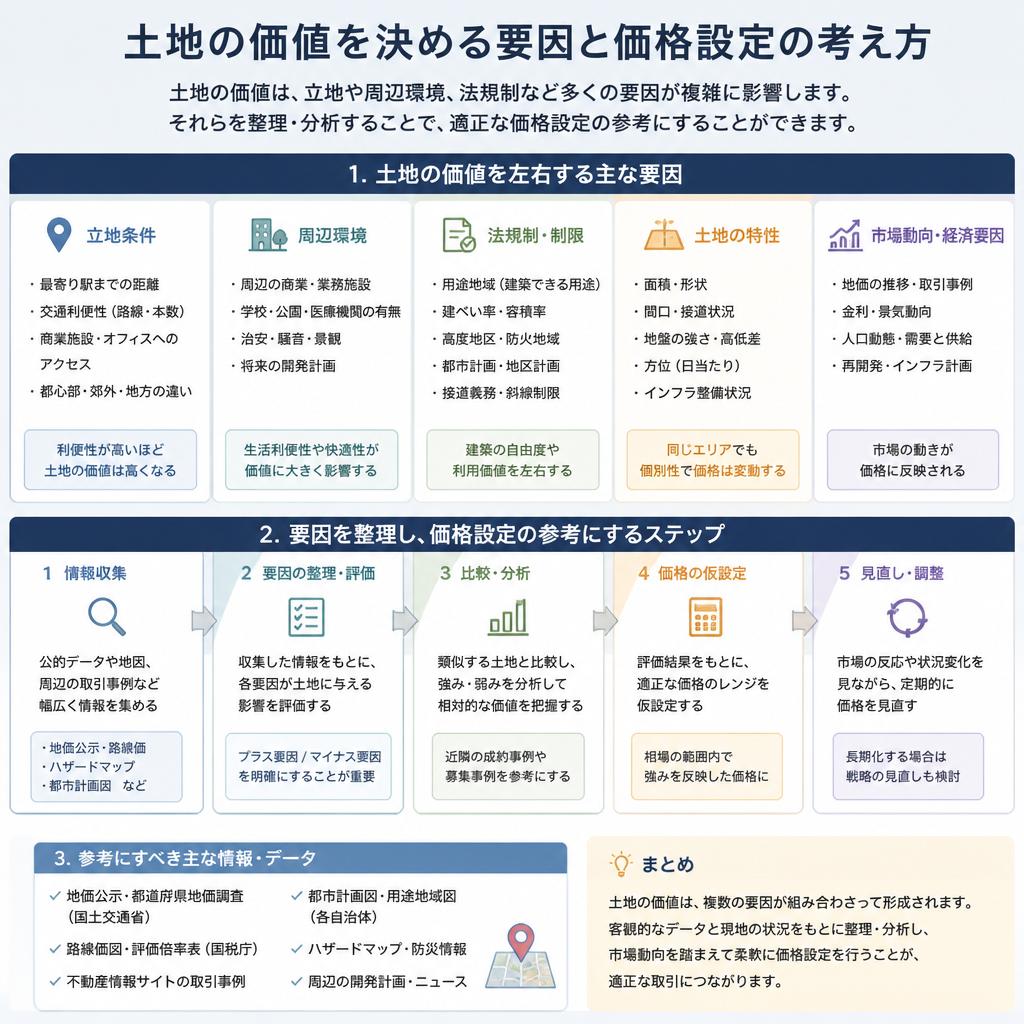 2. 土地の価格を決定する要因